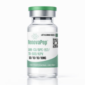 Klow Blend:GHK-Cu (50 mg) / BPC-157 (10mg) / TB-500 (10 mg) / KPV (10 mg)
